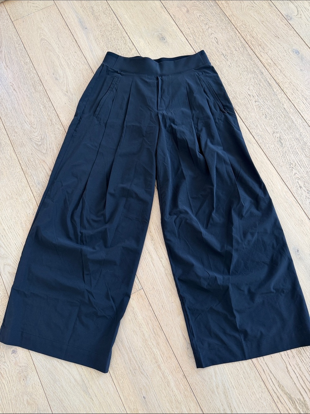 Athleta Venice high rise Wide Leg Black Pants nwot